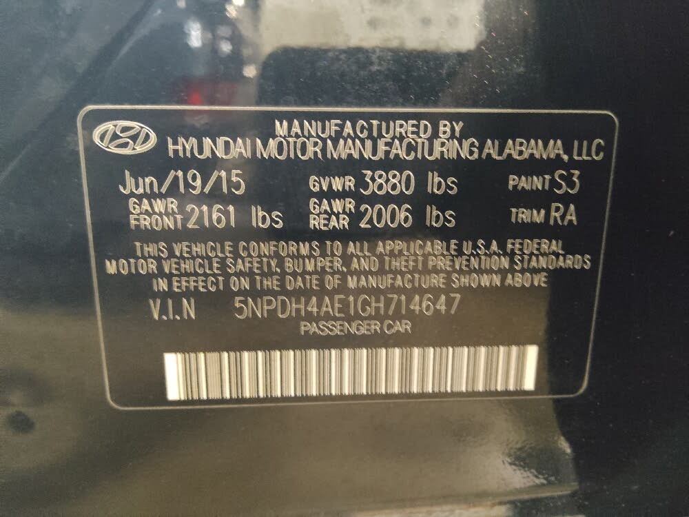 2016 Hyundai Elantra