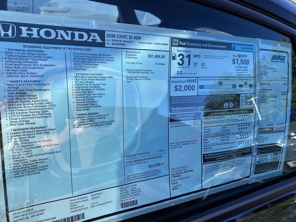 2026 Honda Civic