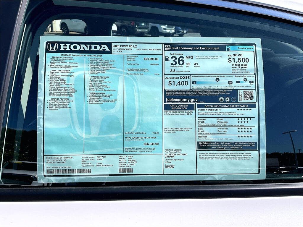 2026 Honda Civic
