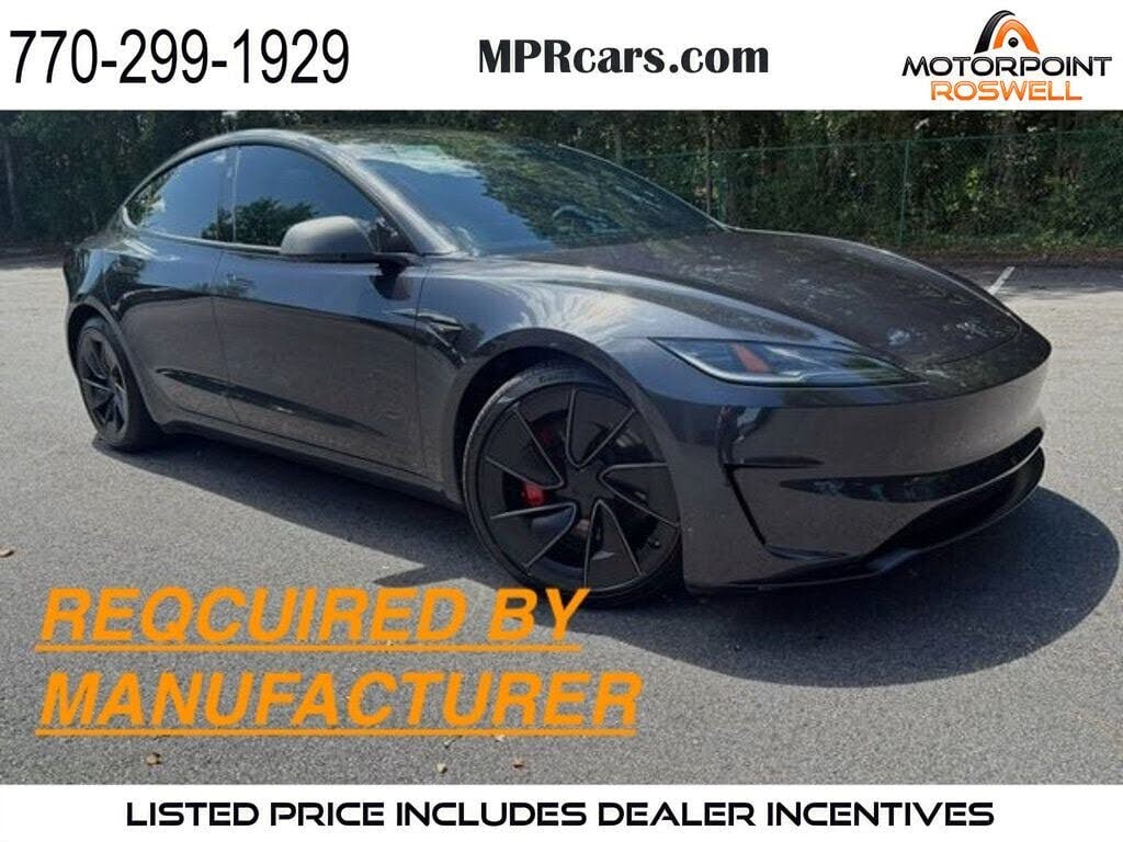 2025 Tesla Model 3 deal in Roswell, GA