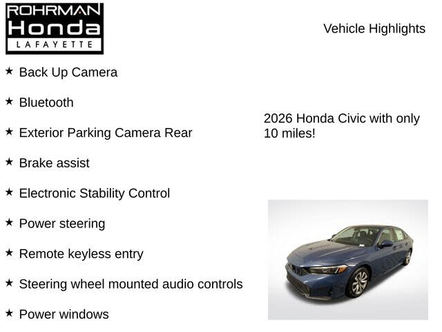 2026 Honda Civic