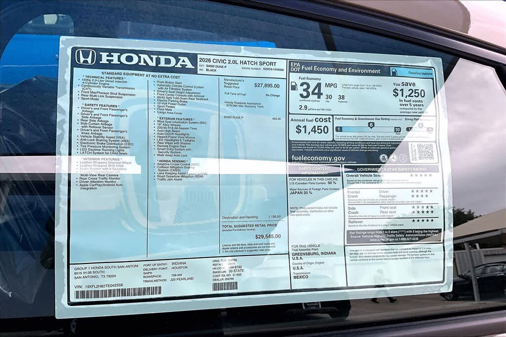 2026 Honda Civic
