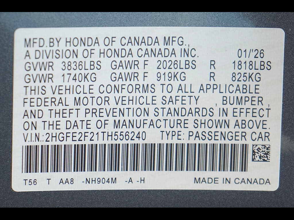 2026 Honda Civic