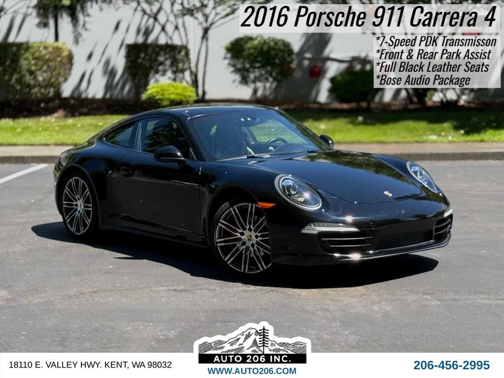 2016 Porsche 911 Carrera 4 for sale in Kent, WA