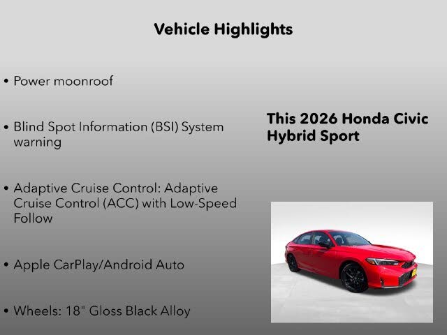 2026 Honda Civic Hybrid