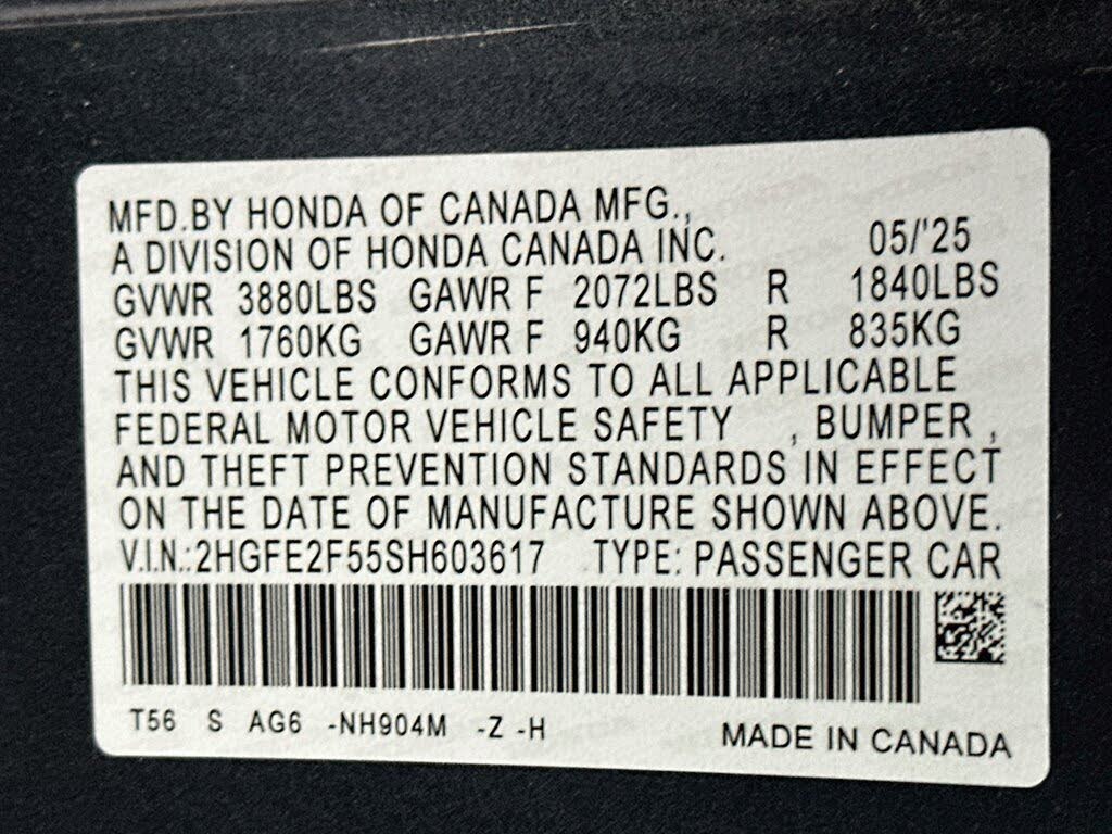 2025 Honda Civic