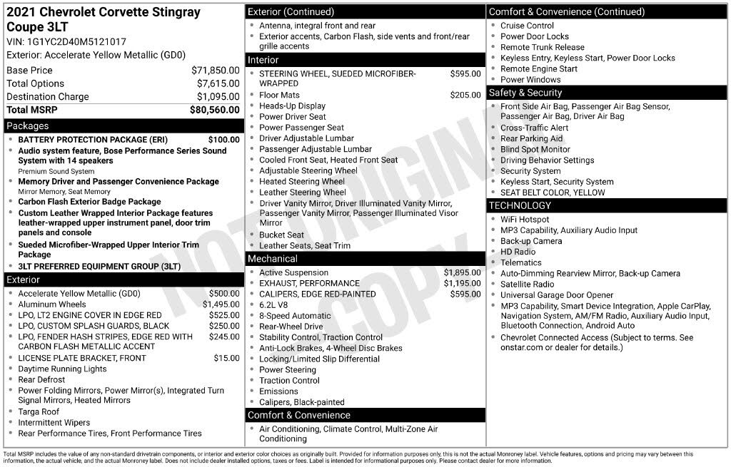 2021 Chevrolet Corvette Stingray for sale in Provo, UT