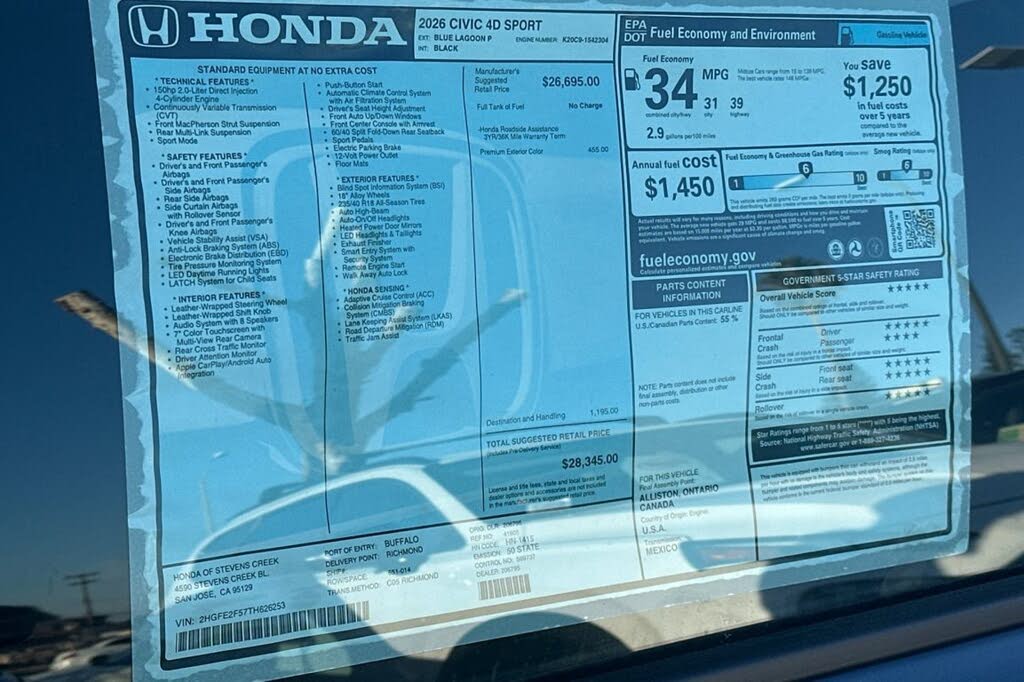 2026 Honda Civic