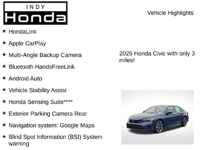 2026 Honda Civic Hybrid