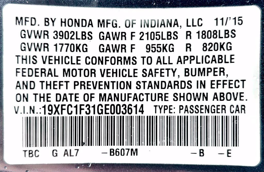 2016 Honda Civic