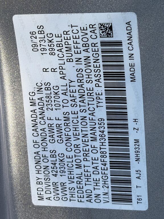 2026 Honda Civic Hybrid