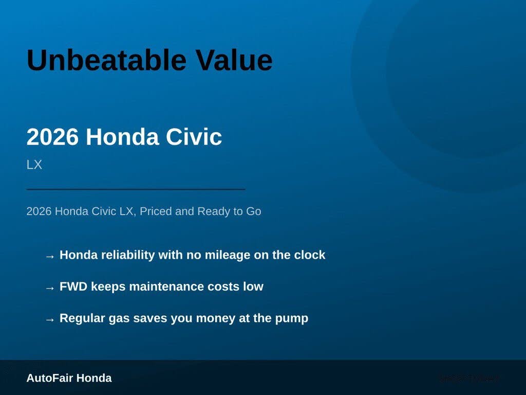 2026 Honda Civic