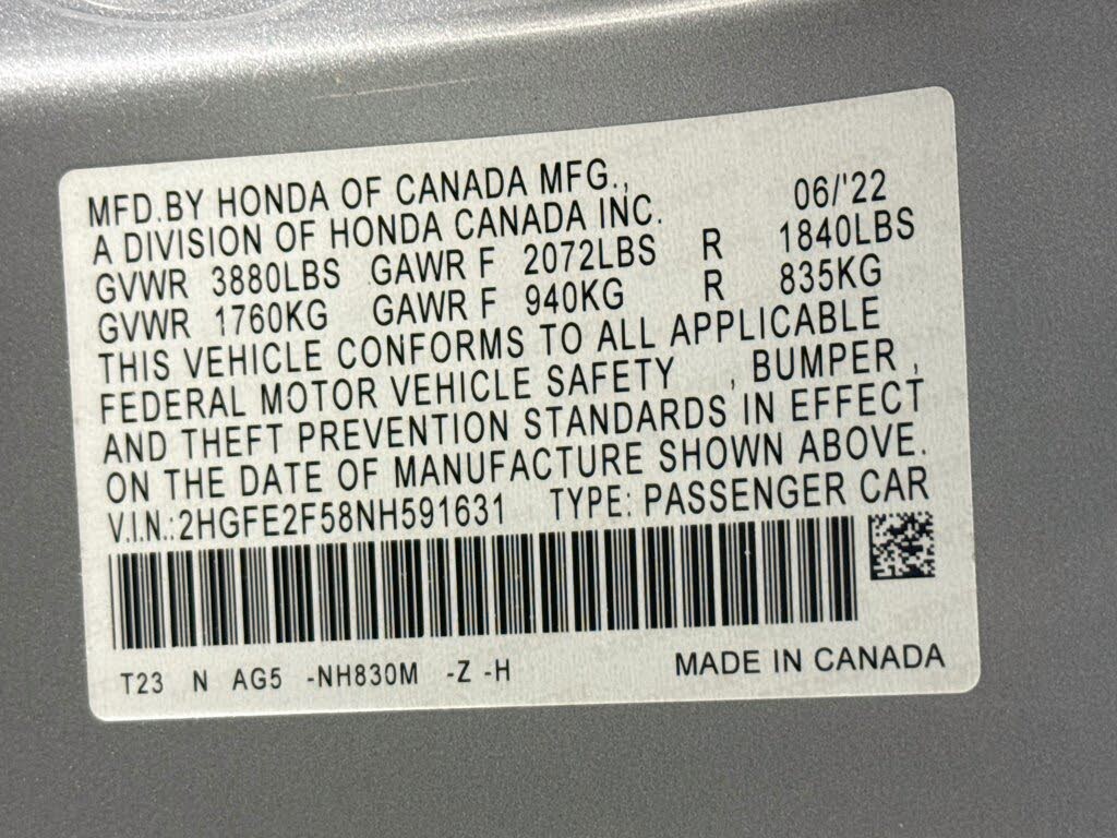 2022 Honda Civic