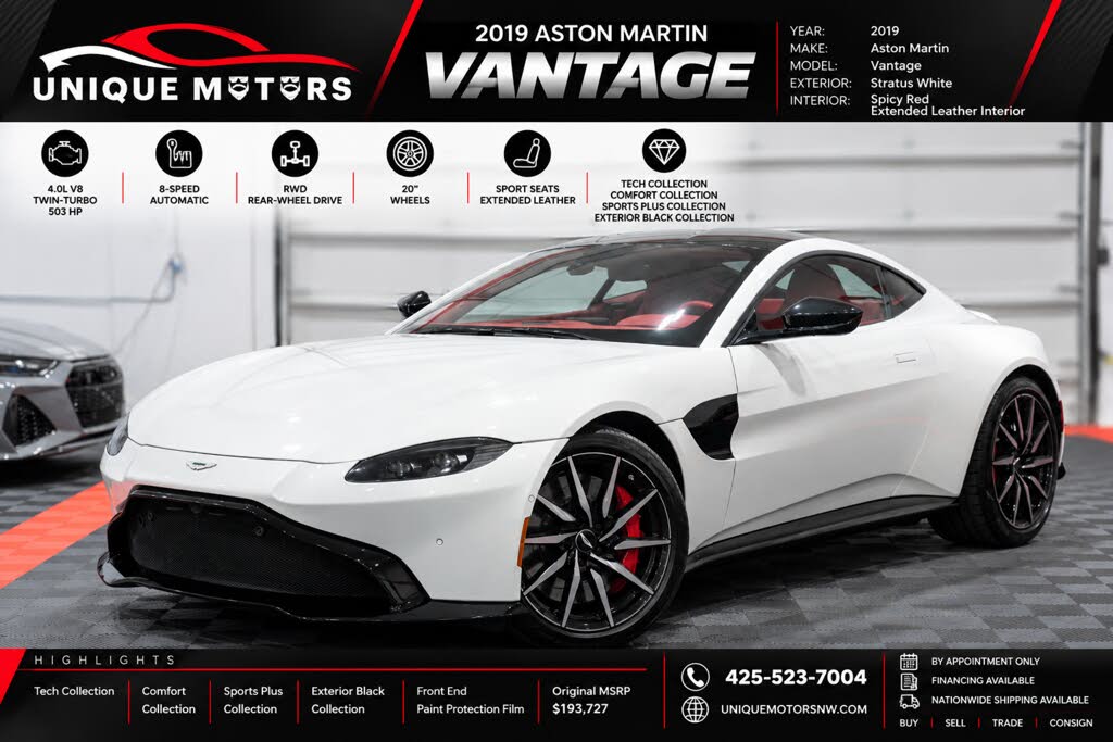 2019 Aston Martin Vantage Base for sale in Kent, WA