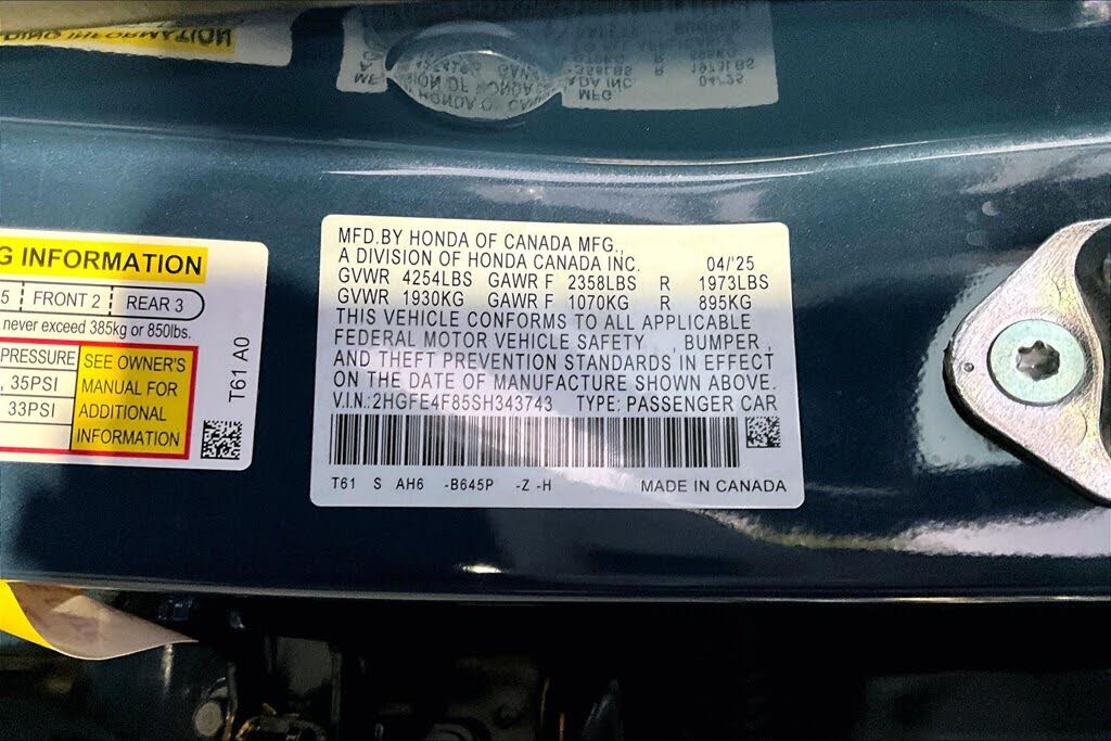 2025 Honda Civic Hybrid