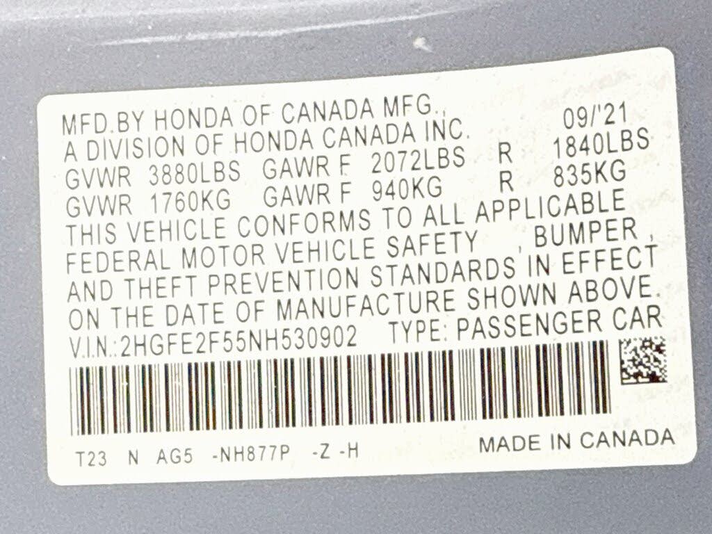 2022 Honda Civic