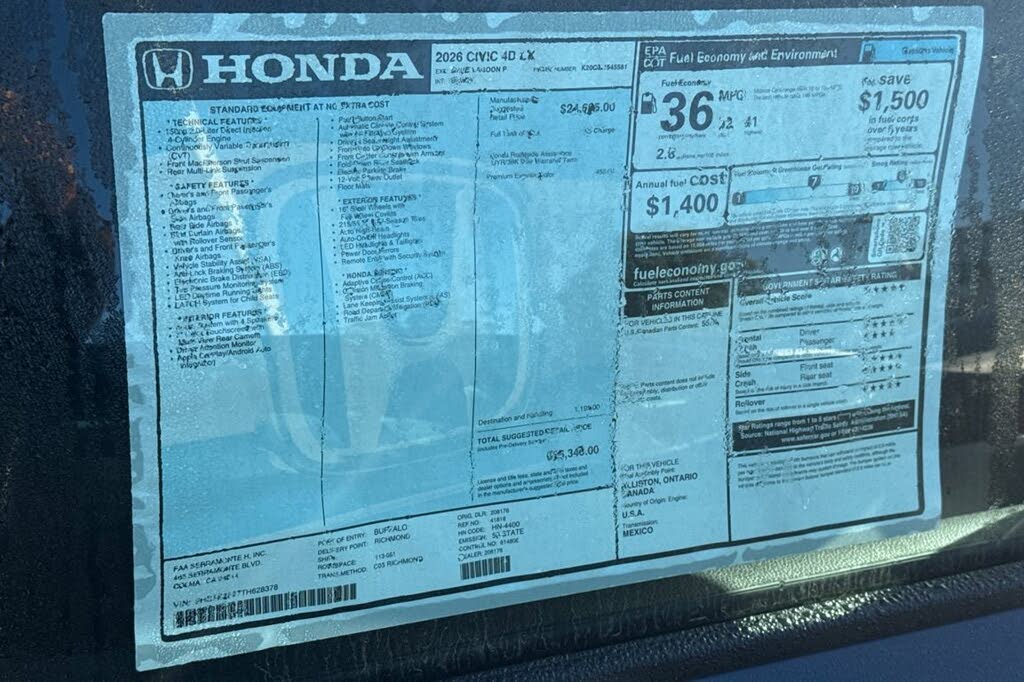 2026 Honda Civic