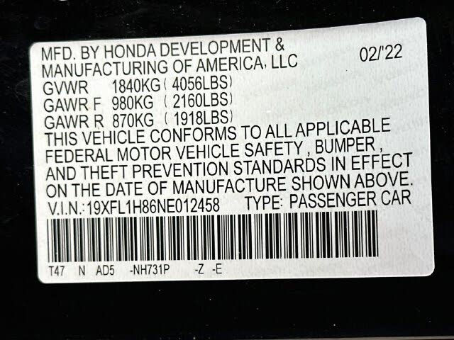 2022 Honda Civic